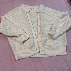 Alex mill Cream Knit Button-Front Women's Cardigan